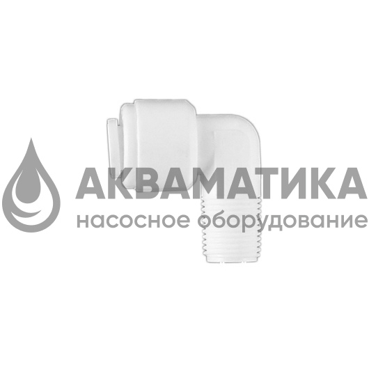 Q-ME0402, Фитинг угловой 1/4 TUBE-1/8