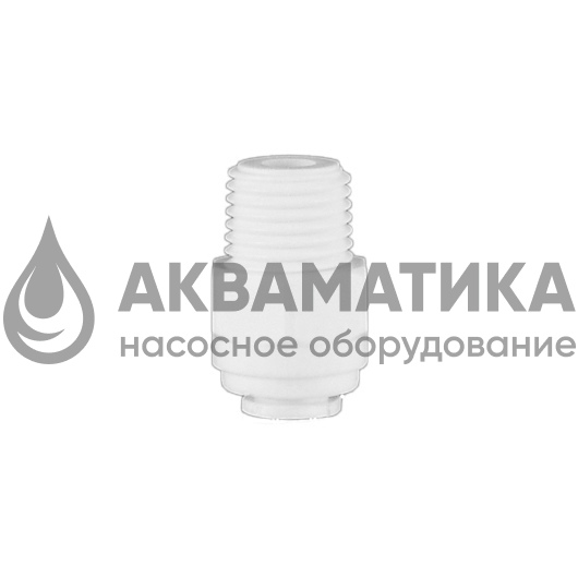 Q-MC0404, Фиттинг прямой 1/4 TUBE-1/4 MT